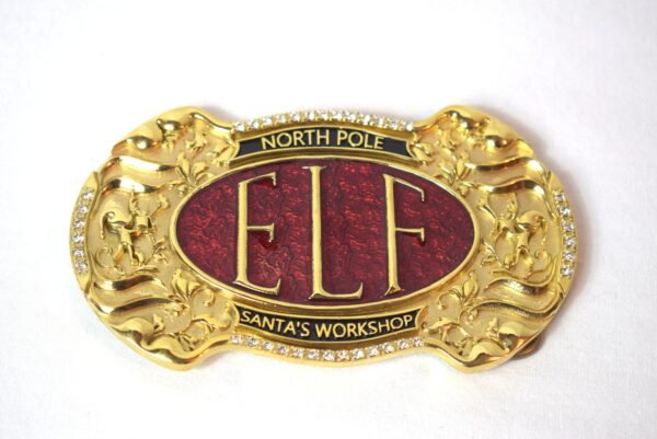 HRSC Exclusive Brass Elf Belt Buckle For 1 Inch Belt