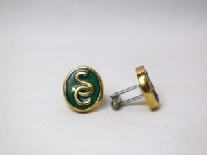 HRSC Exclusive Green SC Cuff Links Brass