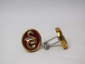 HRSC Exclusive Red SC Cuff Links Brass
